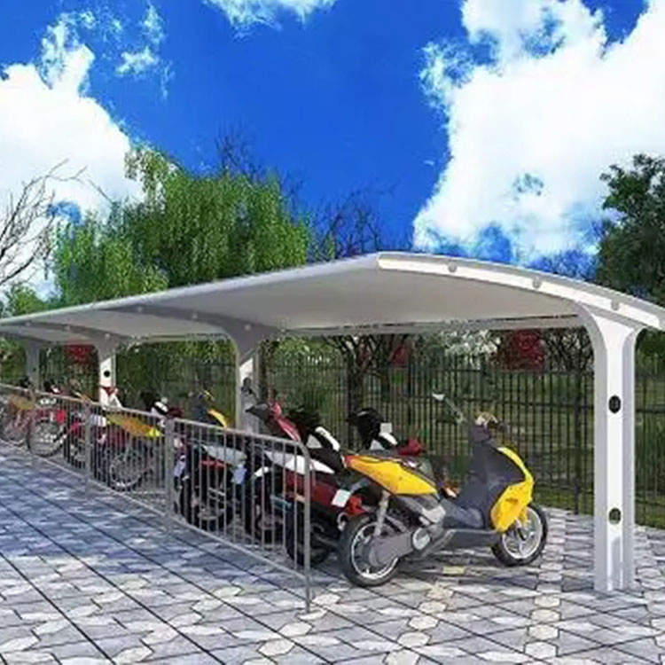 康定市膜结构电动车棚